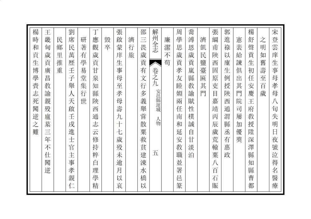 _解州安邑县运城志_