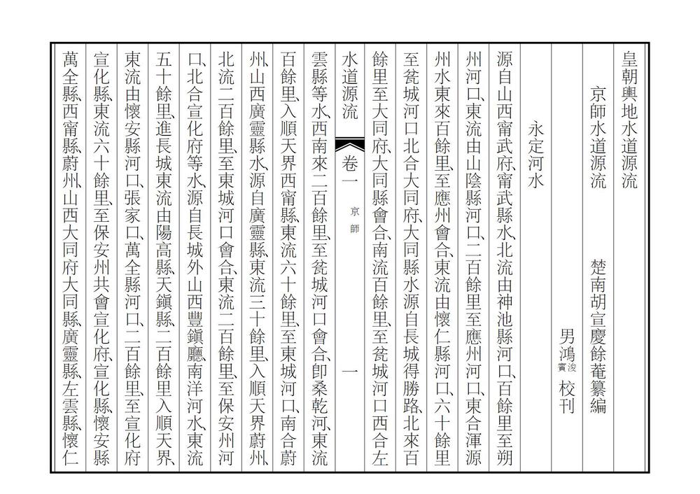 _皇朝舆地水道源流_