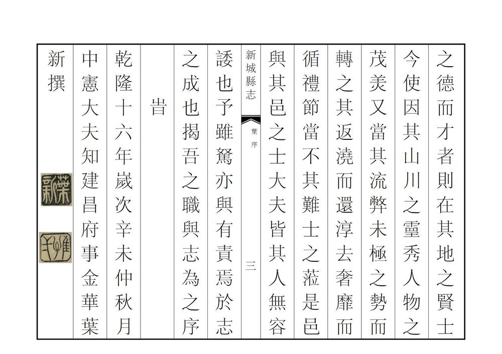 _江西新城县志_