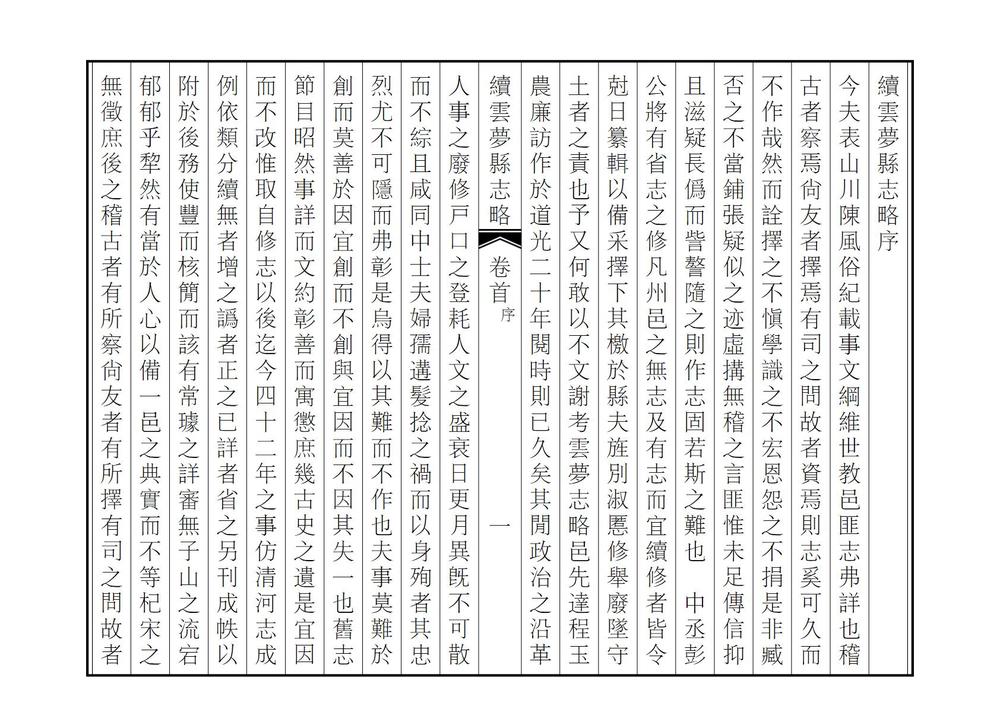 _续云梦县志略_