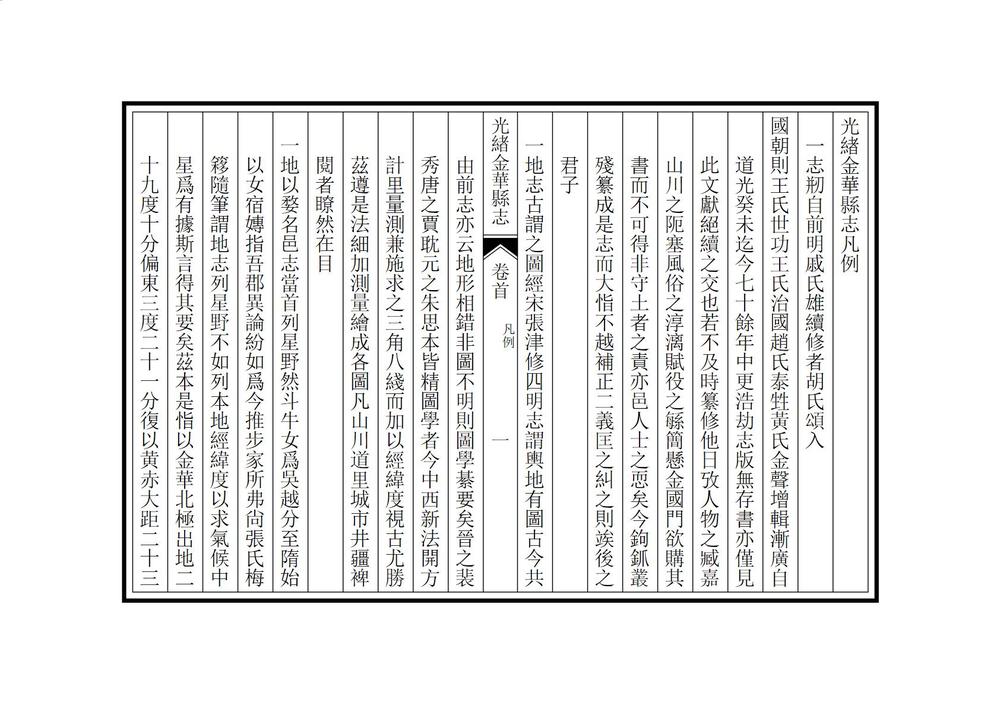 _光绪金华县志_