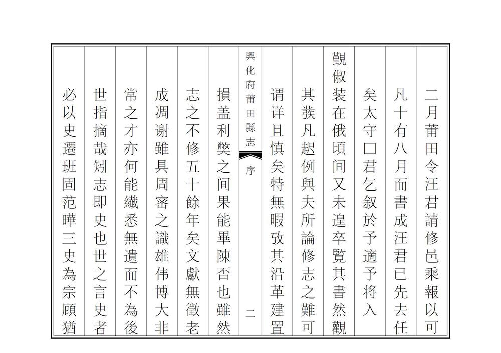 _兴化府莆田县志_