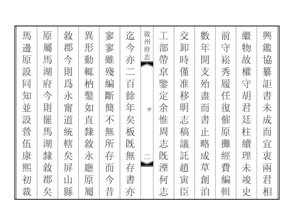 _叙州府志_