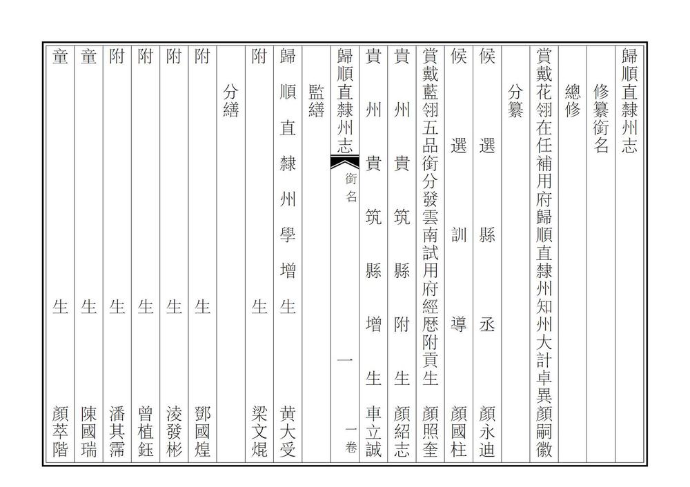 _归顺直隶州志_