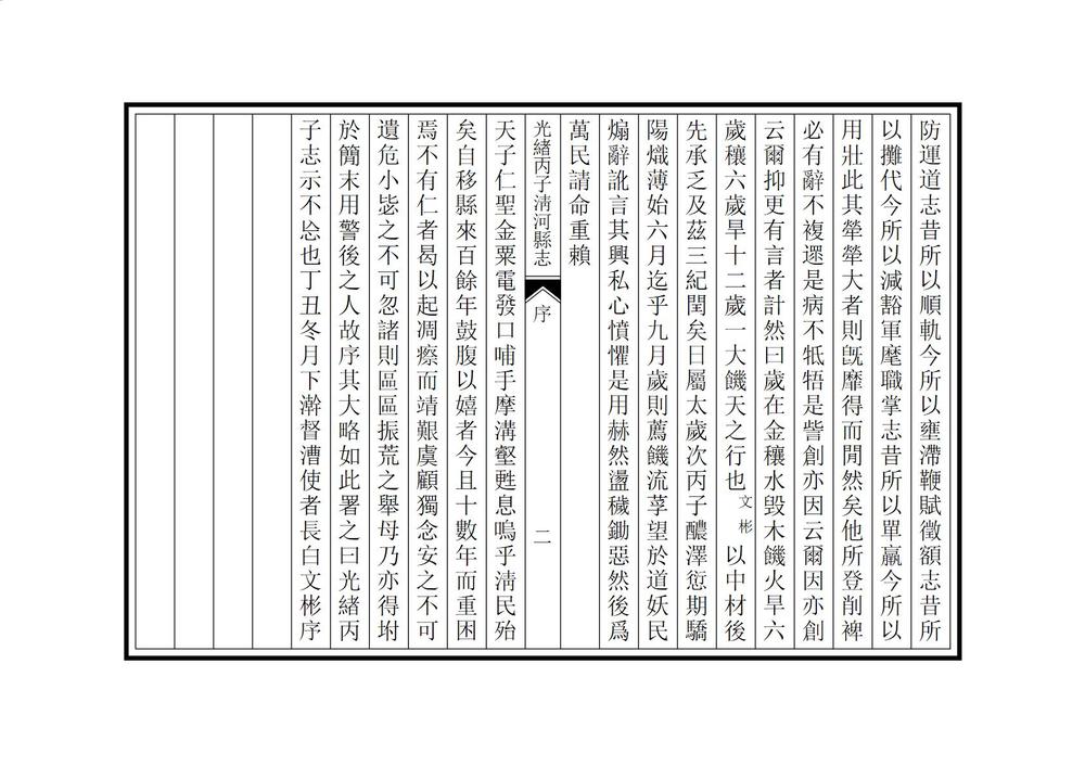 _光绪丙子清河县志_