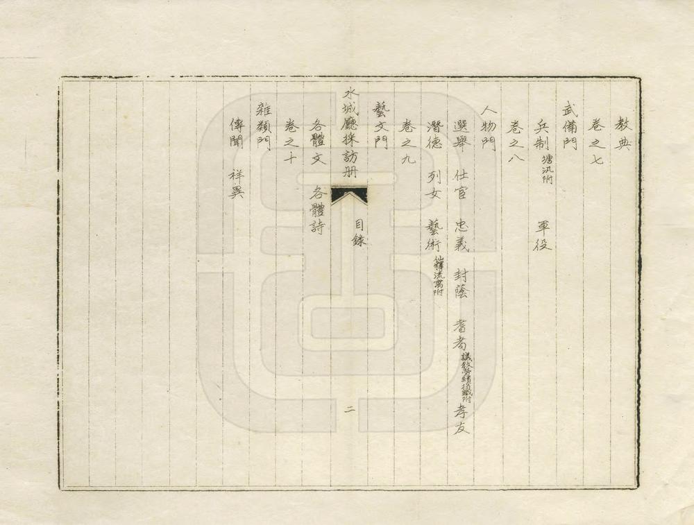 _水城厅采访册_