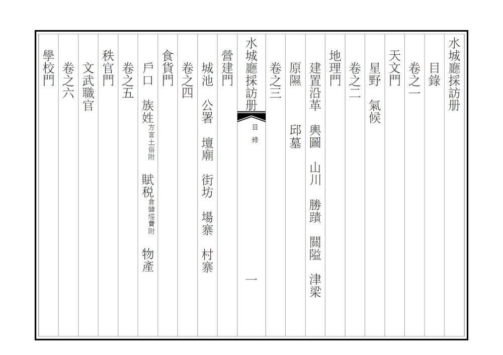 _水城厅采访册_