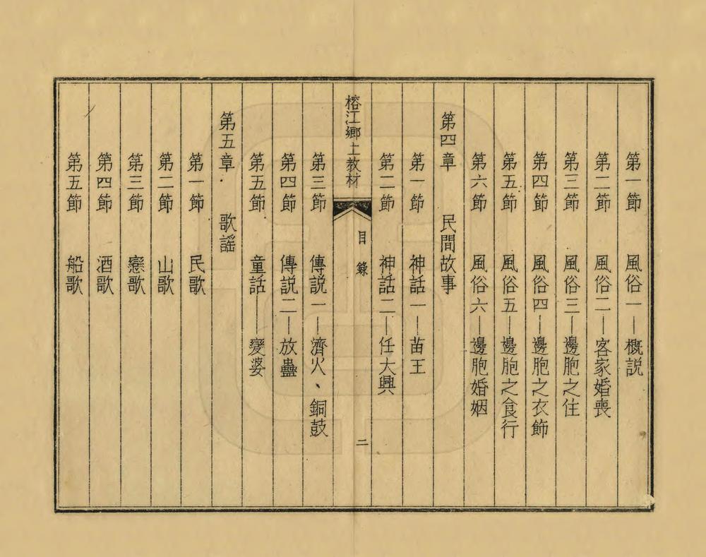 _榕江县乡土教材_