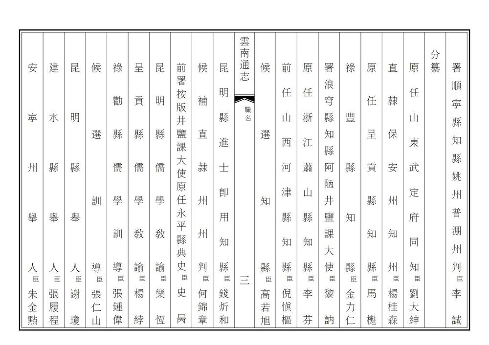 _云南通志稿_