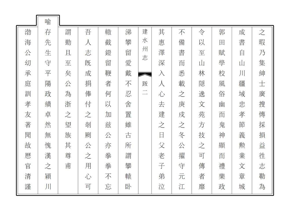 _建水州志_