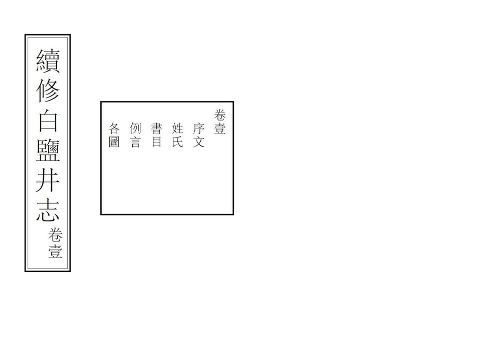 _续修白盐井志_