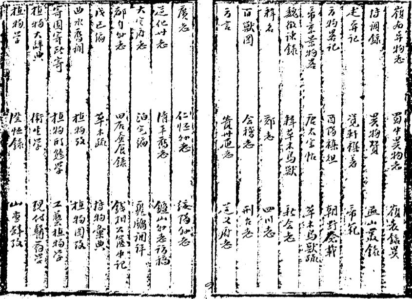 _炉山物产志稿_