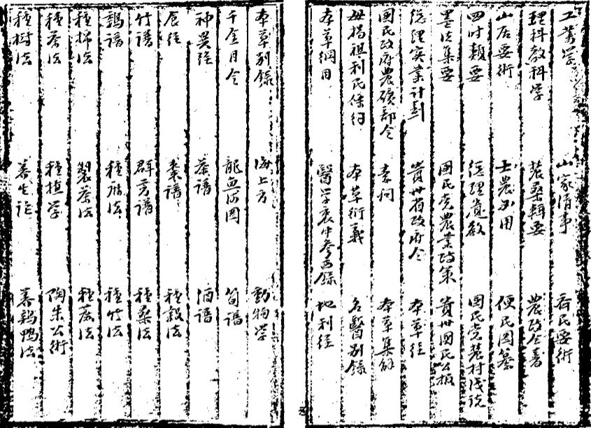 _炉山物产志稿_