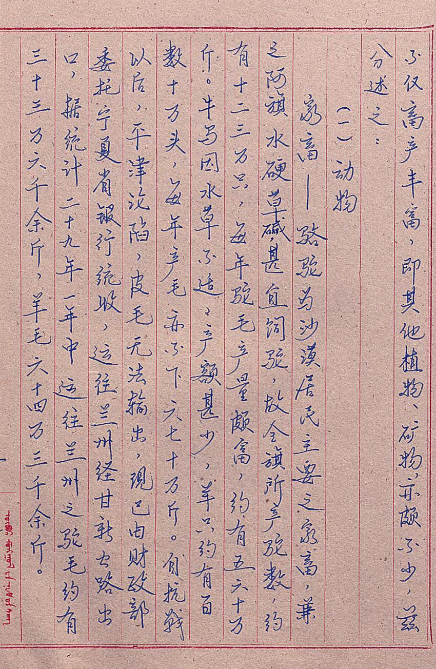 _阿拉善旗小志_