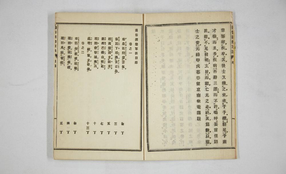 _通俗汉楚军谈自一至二__