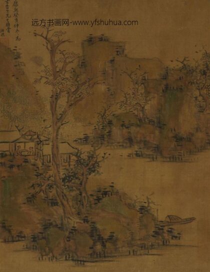 严绳孙 山水轴.jpg