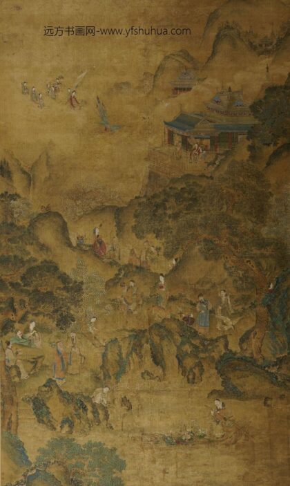 佚名 佚名群仙祝寿轴.jpg