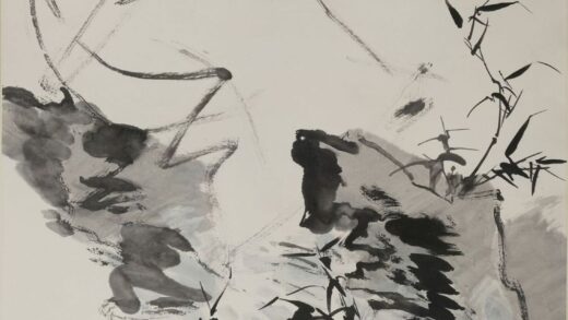 刘旦宅 韩天衡陆俨少合作吴昌硕像轴.jpg