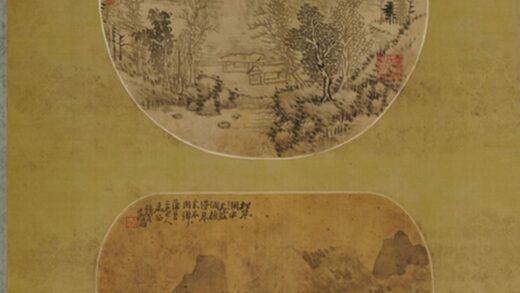 吴伯滔 山水二页扇面.jpg