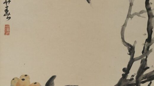 吴昌硕 枇杷图轴.jpg