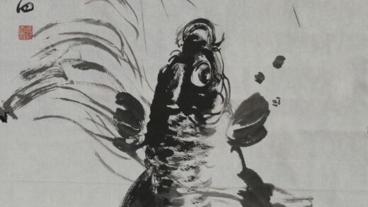 吴青霞 鲤鱼跃水轴.jpg