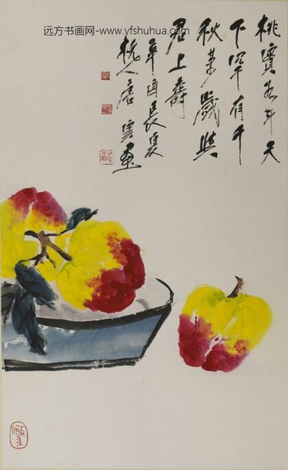 唐云 寿桃图轴.jpg