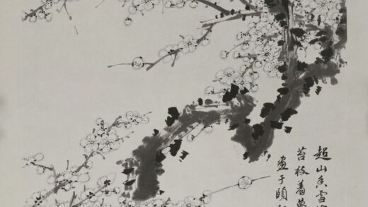 方介堪 白梅图轴.jpg