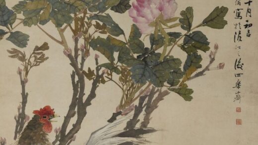 朱偁 花卉轴.jpg