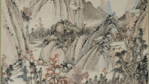 潘锦 余绍宋山水轴.jpg