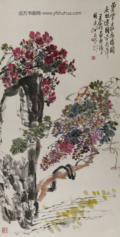 王个簃 花卉轴 2.jpg