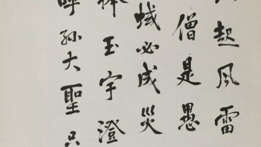 王驾吾 行书毛主席诗词轴.jpg