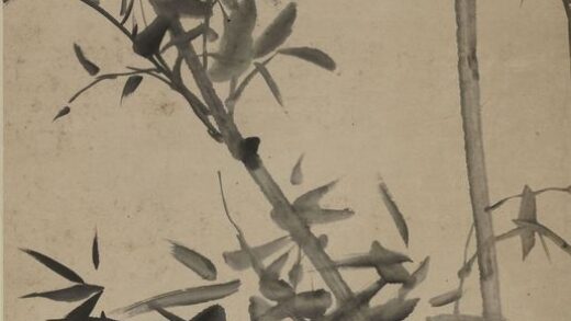 蒲华（蒲竹英） 墨竹轴 2.jpg