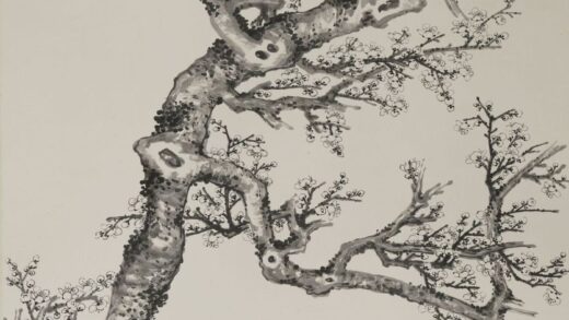 阮性山 画梅轴.jpg