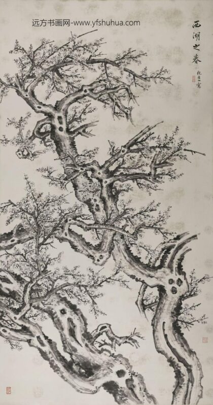 阮性山 西湖之春图轴.jpg