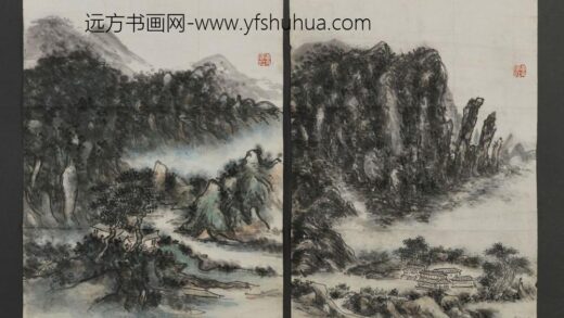 黄宾虹 山水条幅.jpg