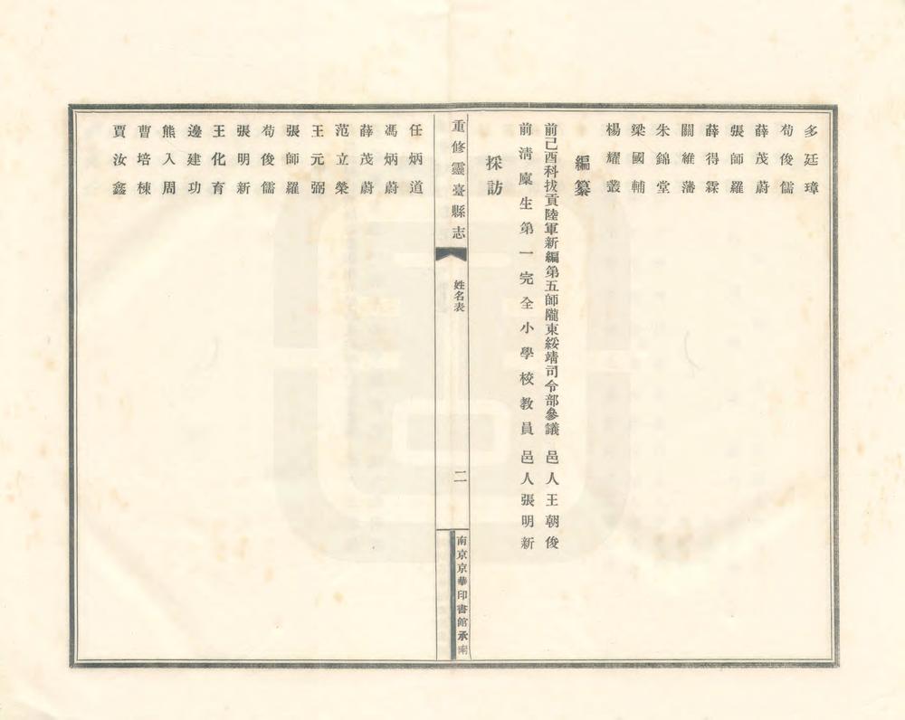 _重修灵台县志_