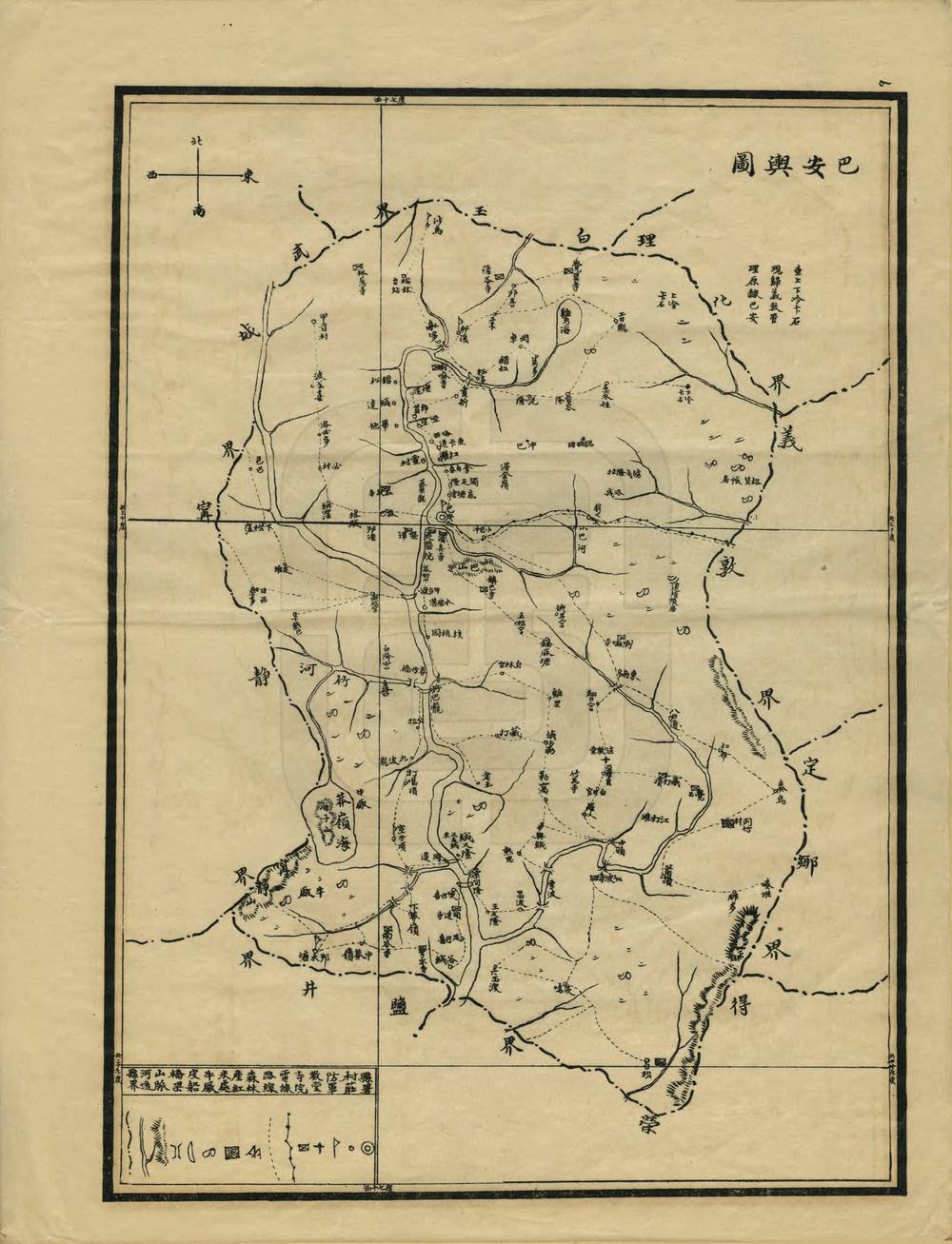 _川边各县舆地图_