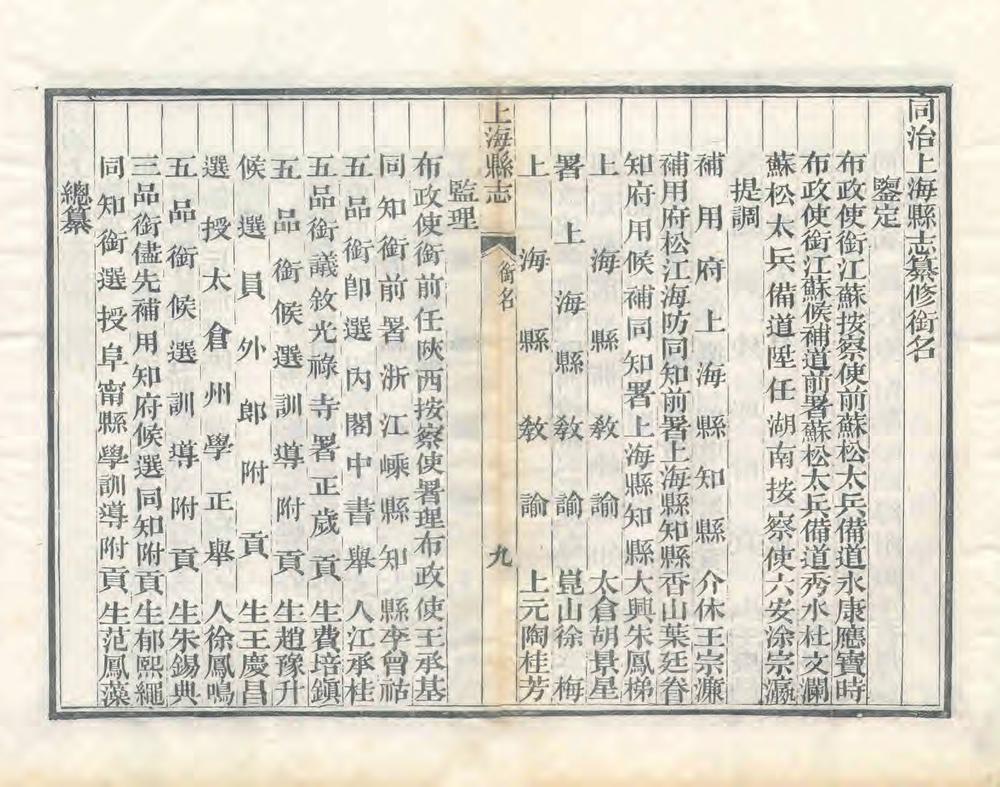 _同治上海县志_