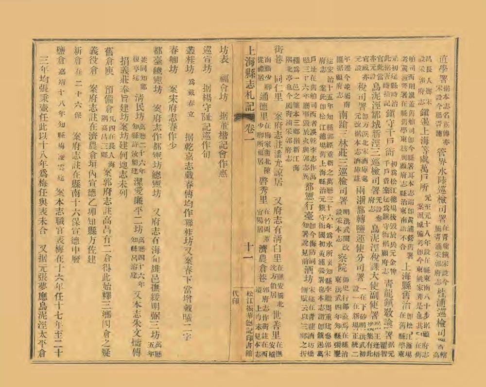 _同治上海县志札记_