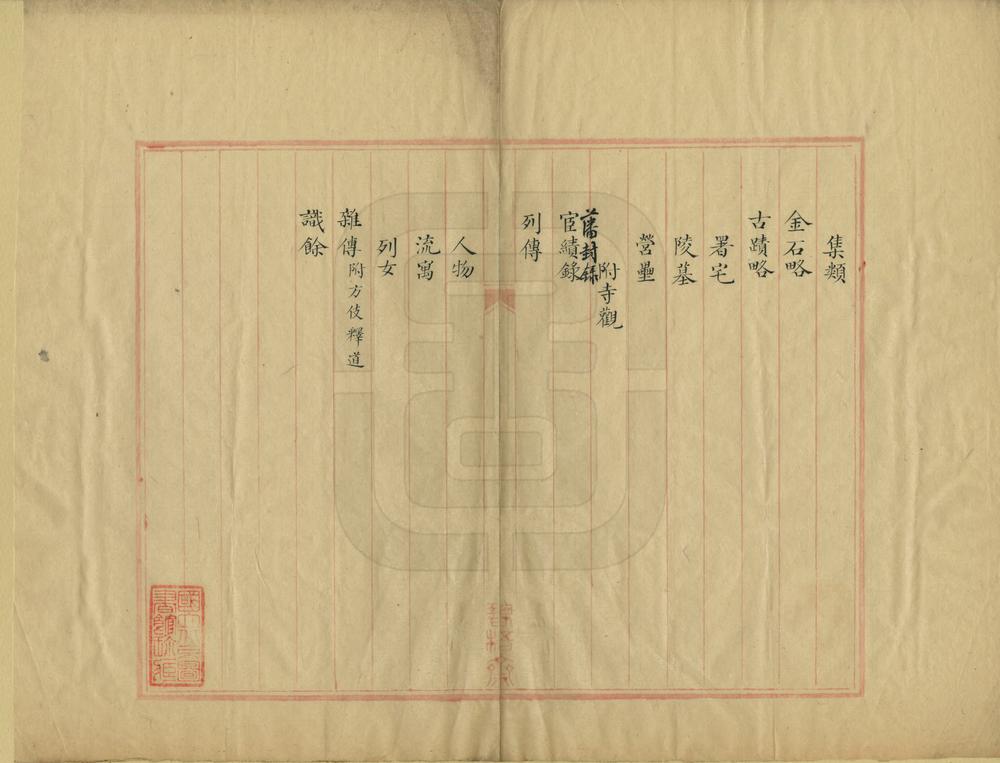 _拟修葺通志凡例_