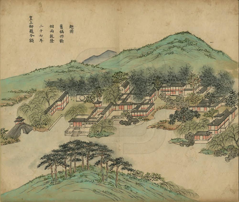 _江南省行宫座落并各名胜图_