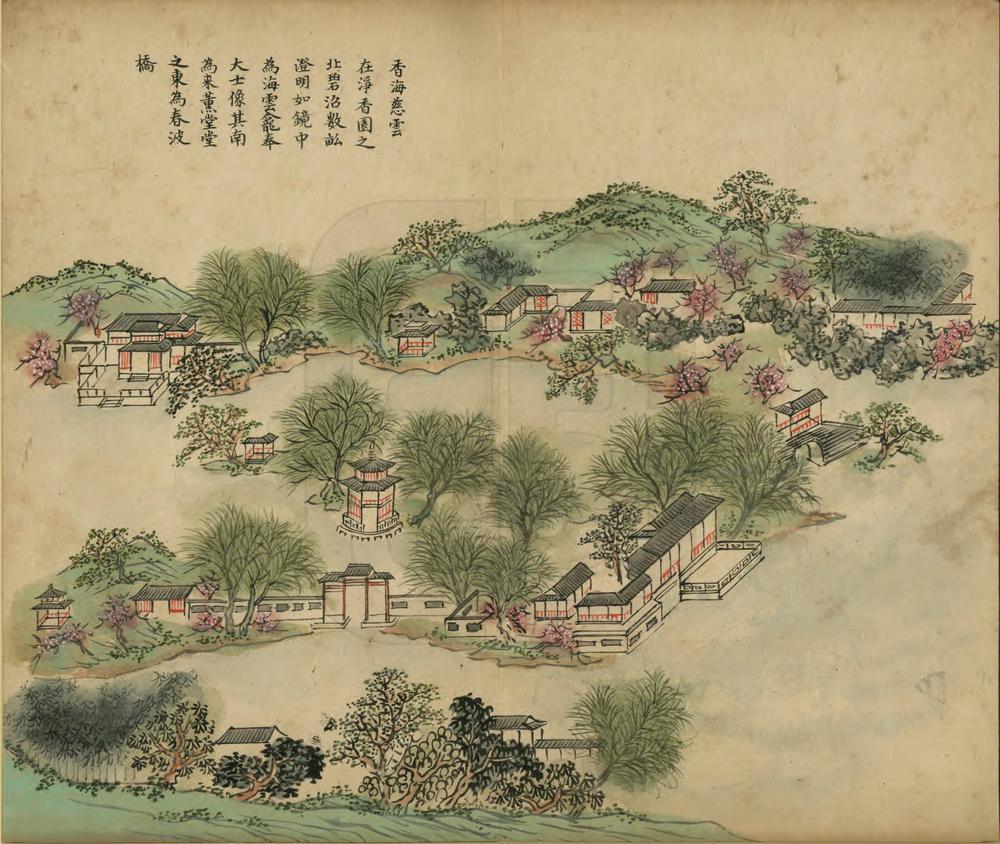 _江南省行宫座落并各名胜图_