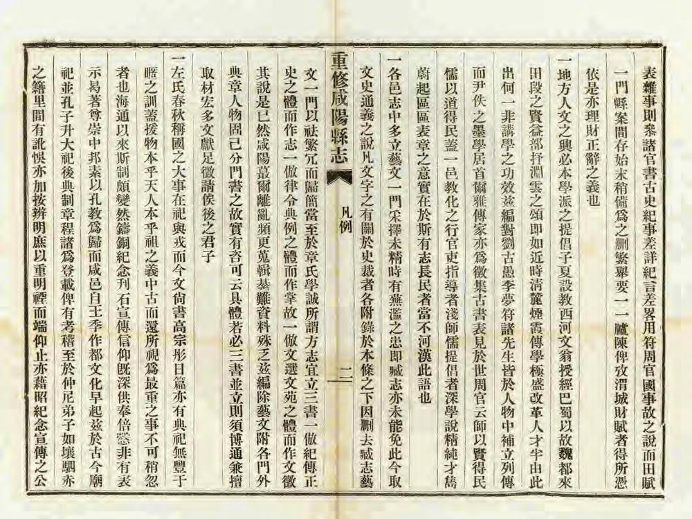 _重修咸阳县志_