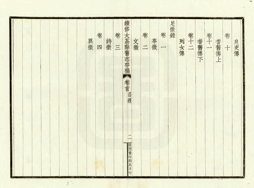 _续修大荔县旧志存稿_