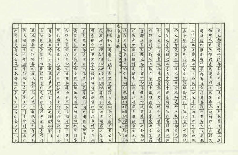 _安徽通志金石古物考_