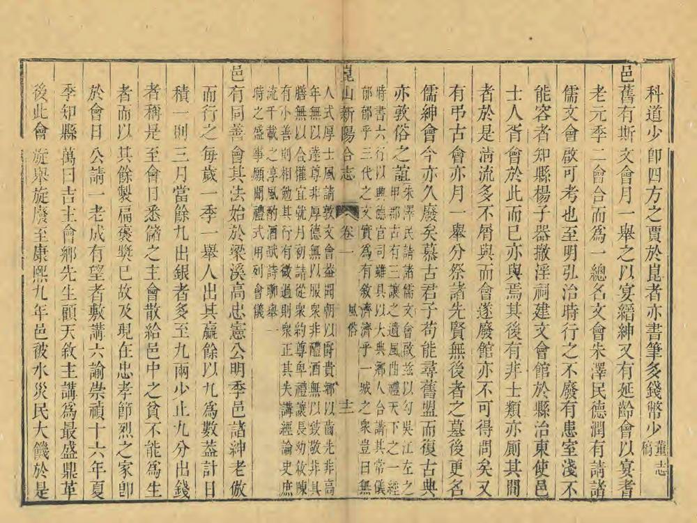 _昆山新阳合志_