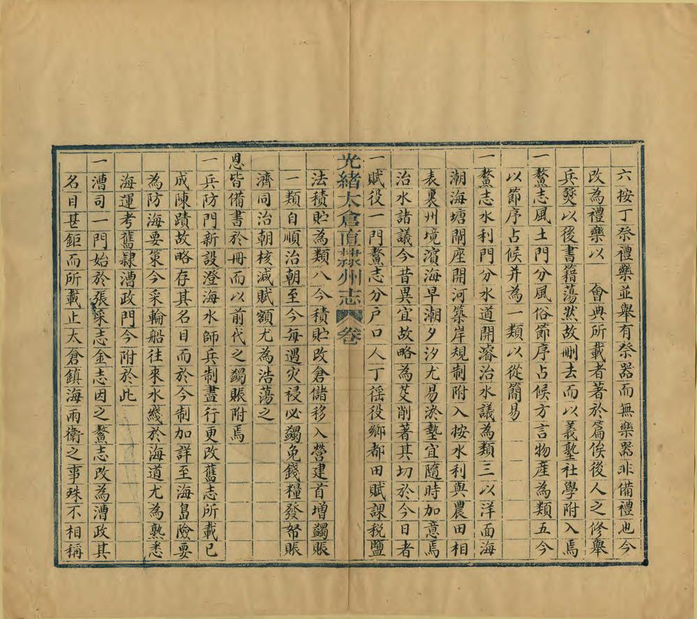 _光绪太仓直隶州志_