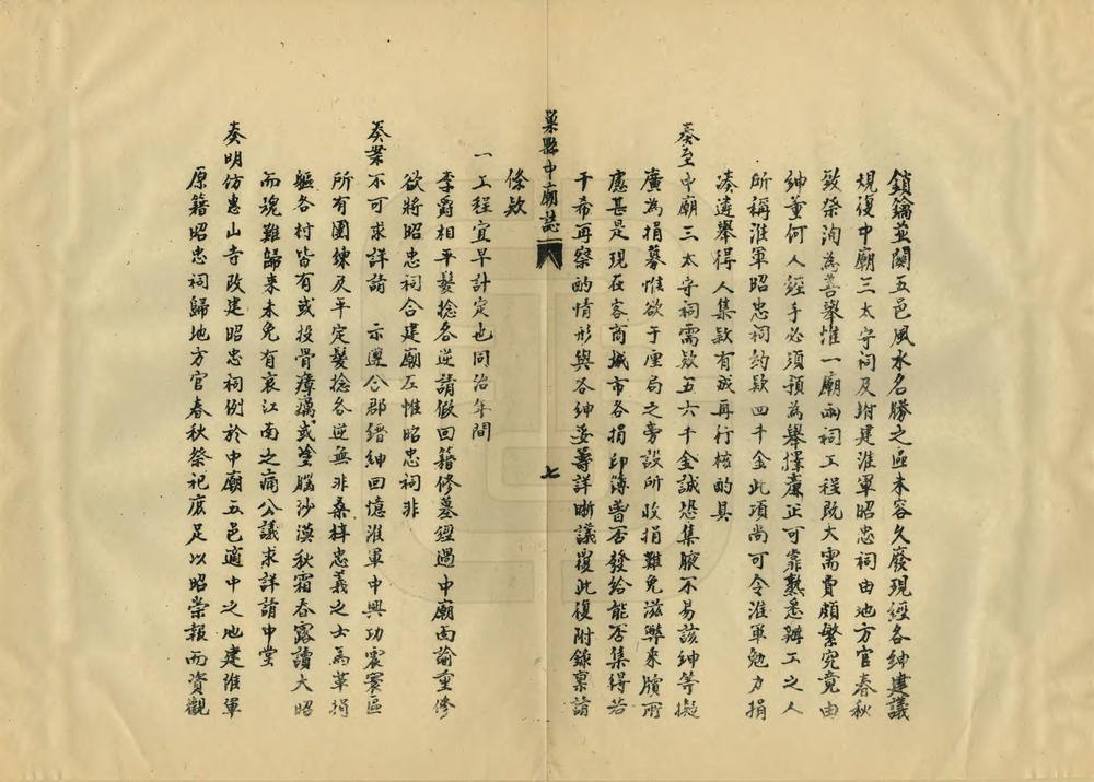 _巢湖中庙庙志_