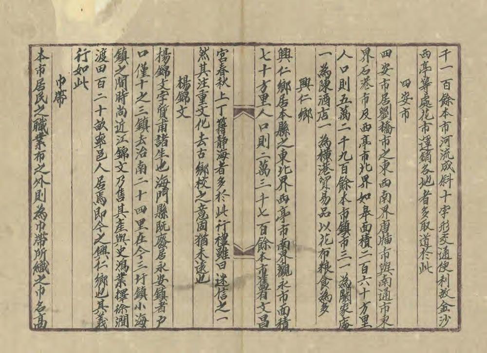 _南通县乡土志_