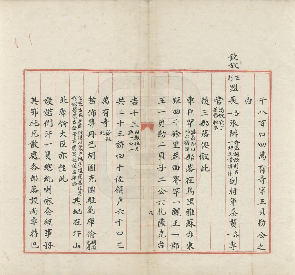 _乌里雅苏台志略_